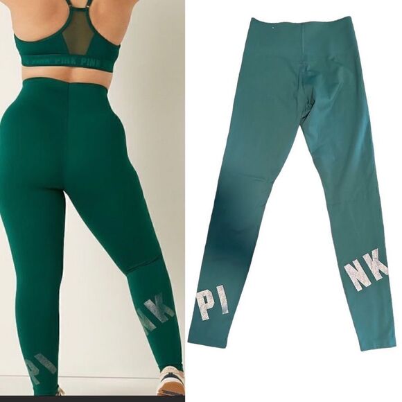 Victoria’s Secret PINK Compression V High Waist Full Length Legging, Size Small - Picture 1 of 15